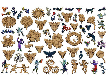 The whimsies that can be found in the puzzle, Abundance.
