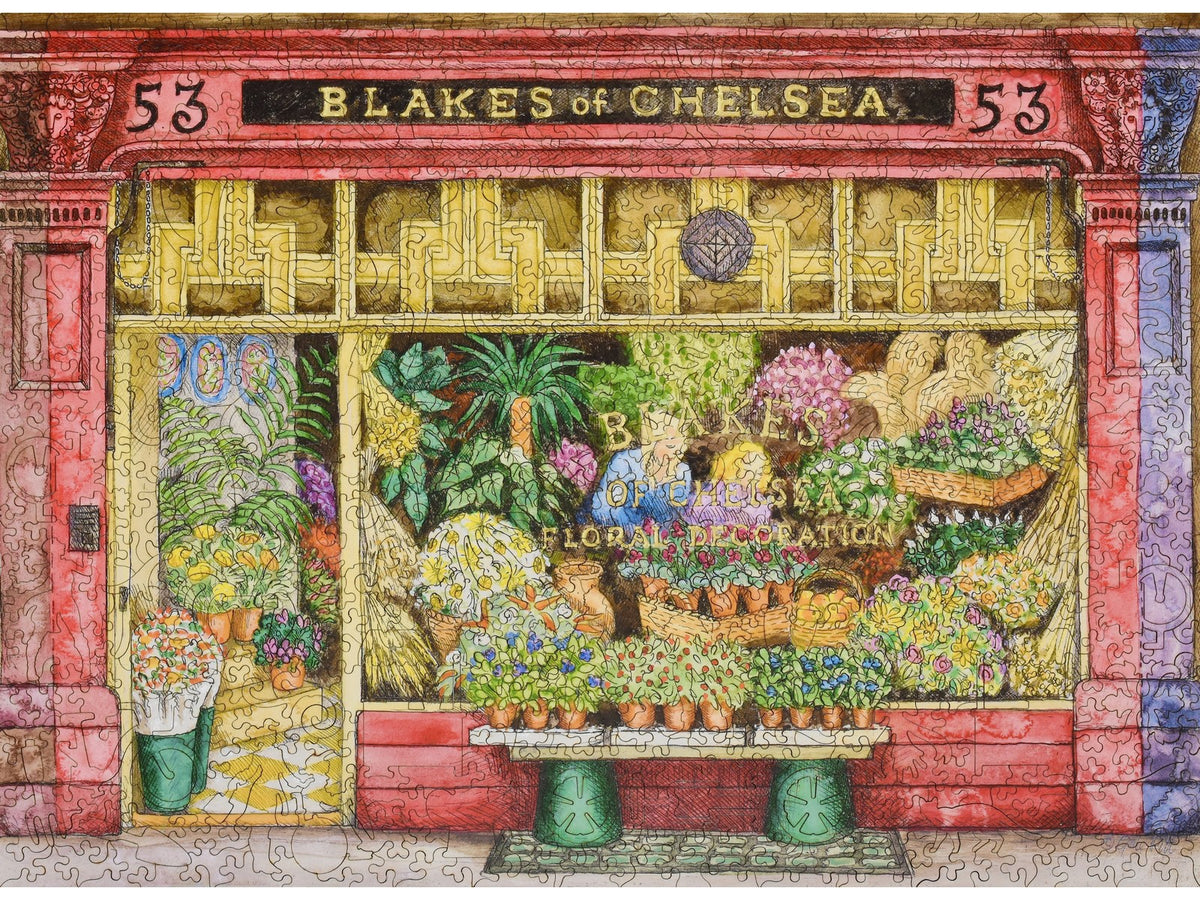 The front of the puzzle, Blakes of Chelsea.