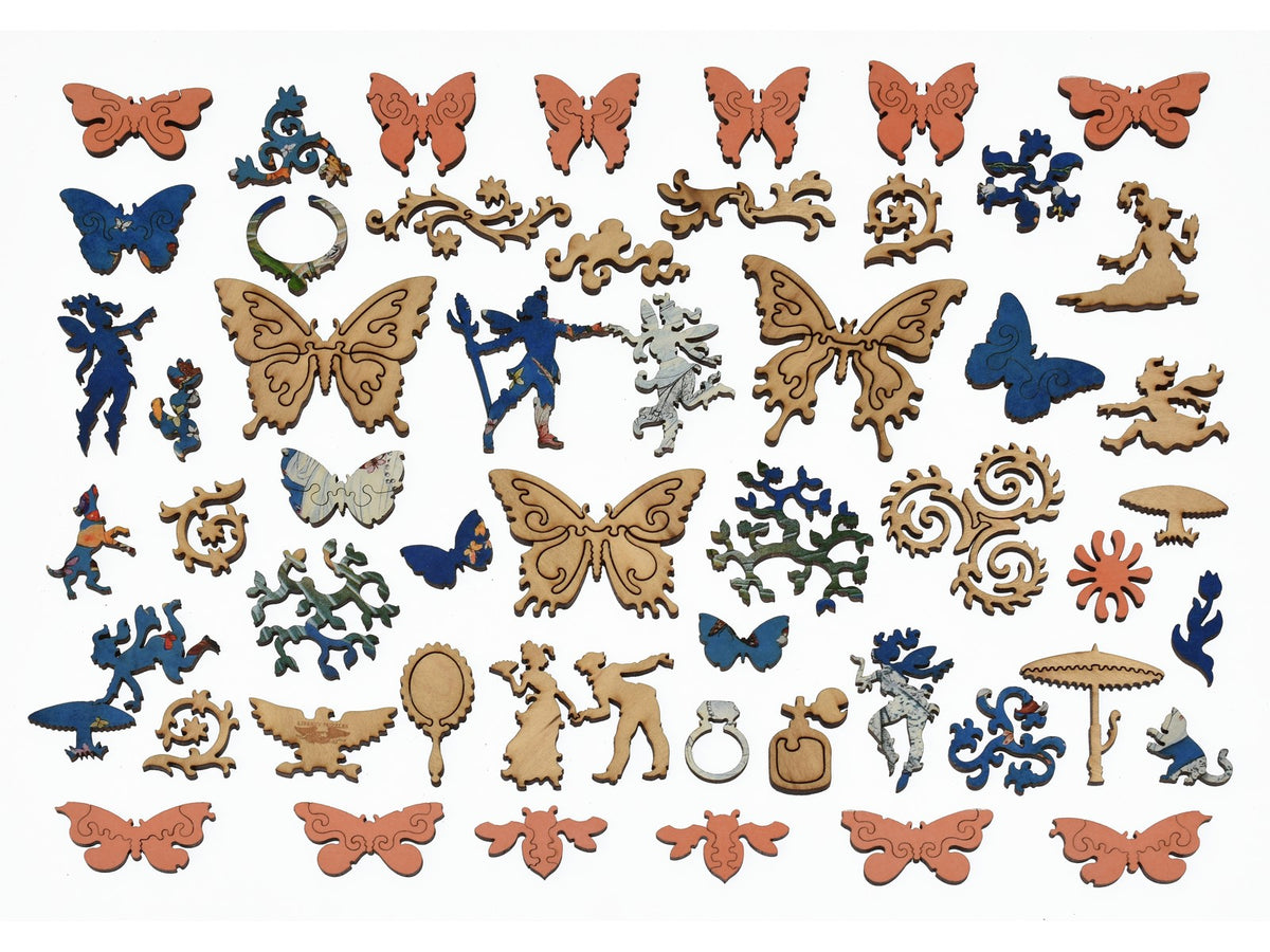 The whimsies that can be found in the puzzle, Vogue: The Bride's Many Suggestions.
