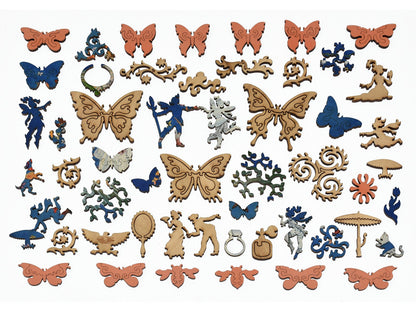 The whimsies that can be found in the puzzle, Vogue: The Bride's Many Suggestions.