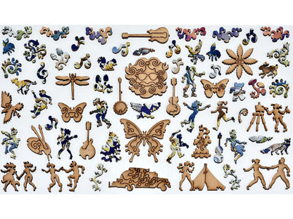 The whimsies that can be found in the puzzle, Channeling Jerry.