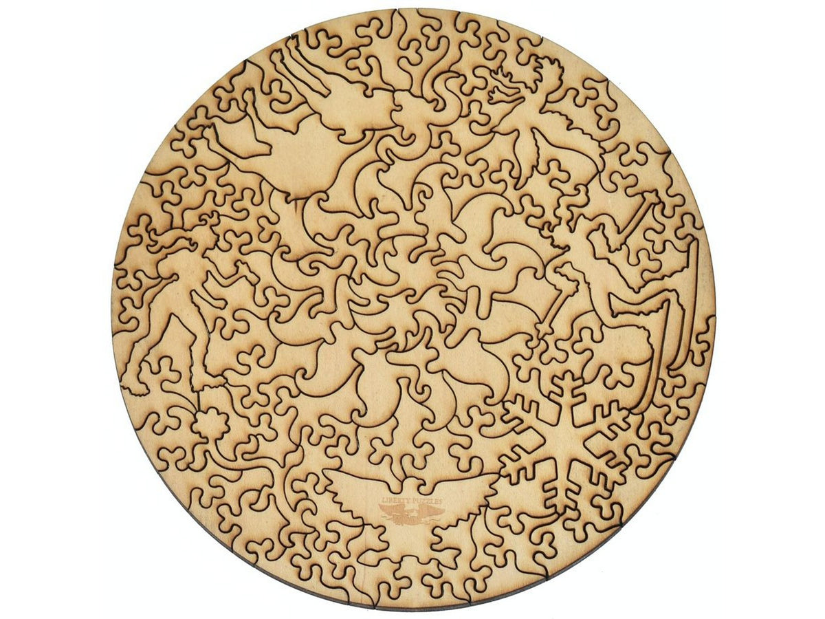 The back of the puzzle, Colorado Flag Round.