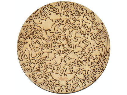 The back of the puzzle, Colorado Flag Round.