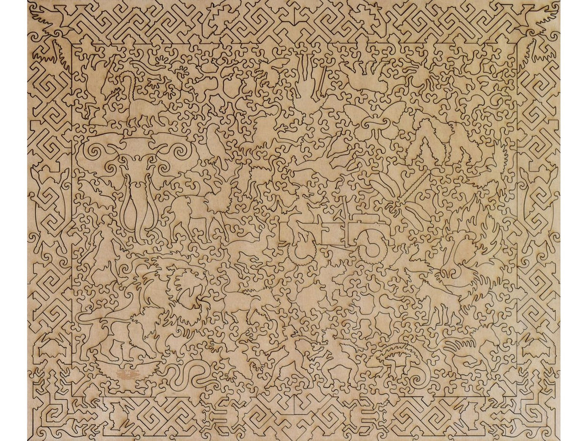 The back of the puzzle, Ethiopian Fauna.
