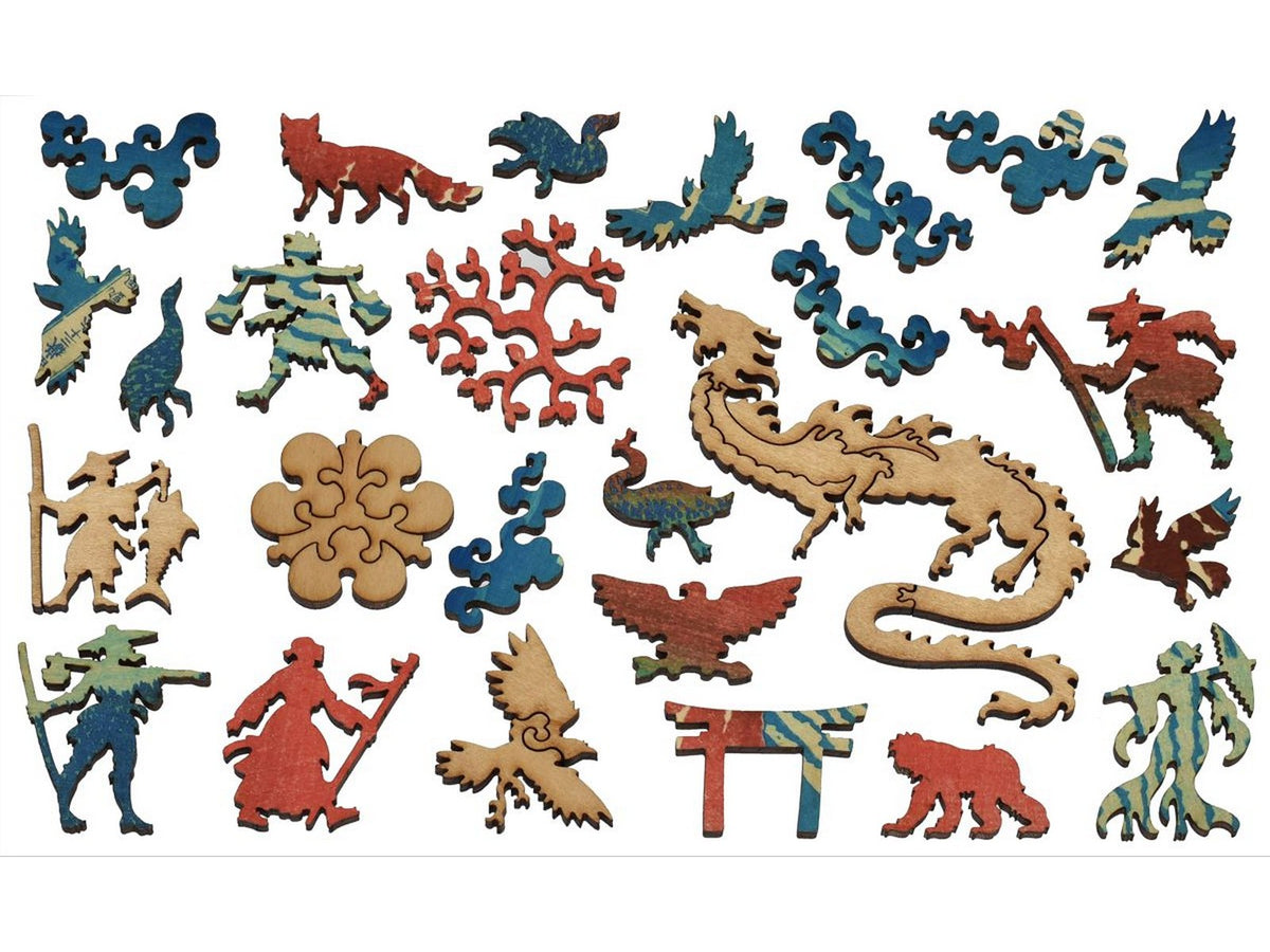 The whimsies that can be found in the puzzle, Fine Wind, Clear Morning.