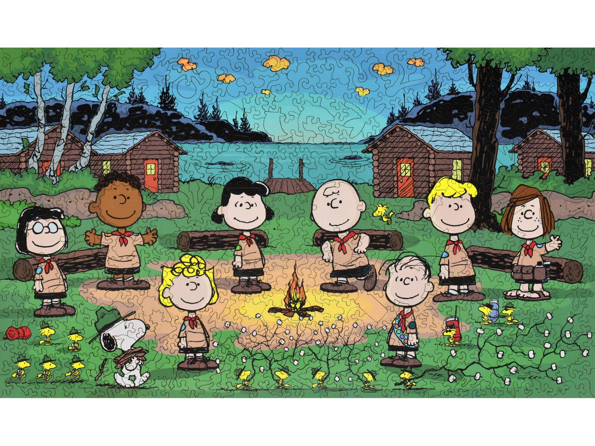 The front of the puzzle, Happy Campers.
