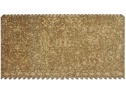 The back of the puzzle, Hawaiian Islands.