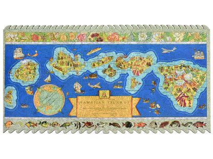 The front of the puzzle, Hawaiian Islands.