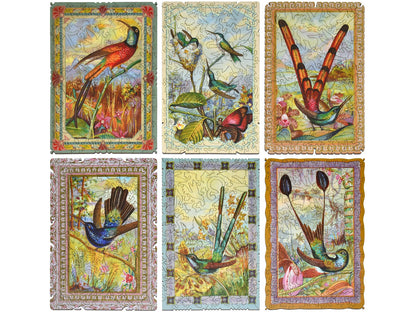 The front of the puzzle, Hummingbird Collection.