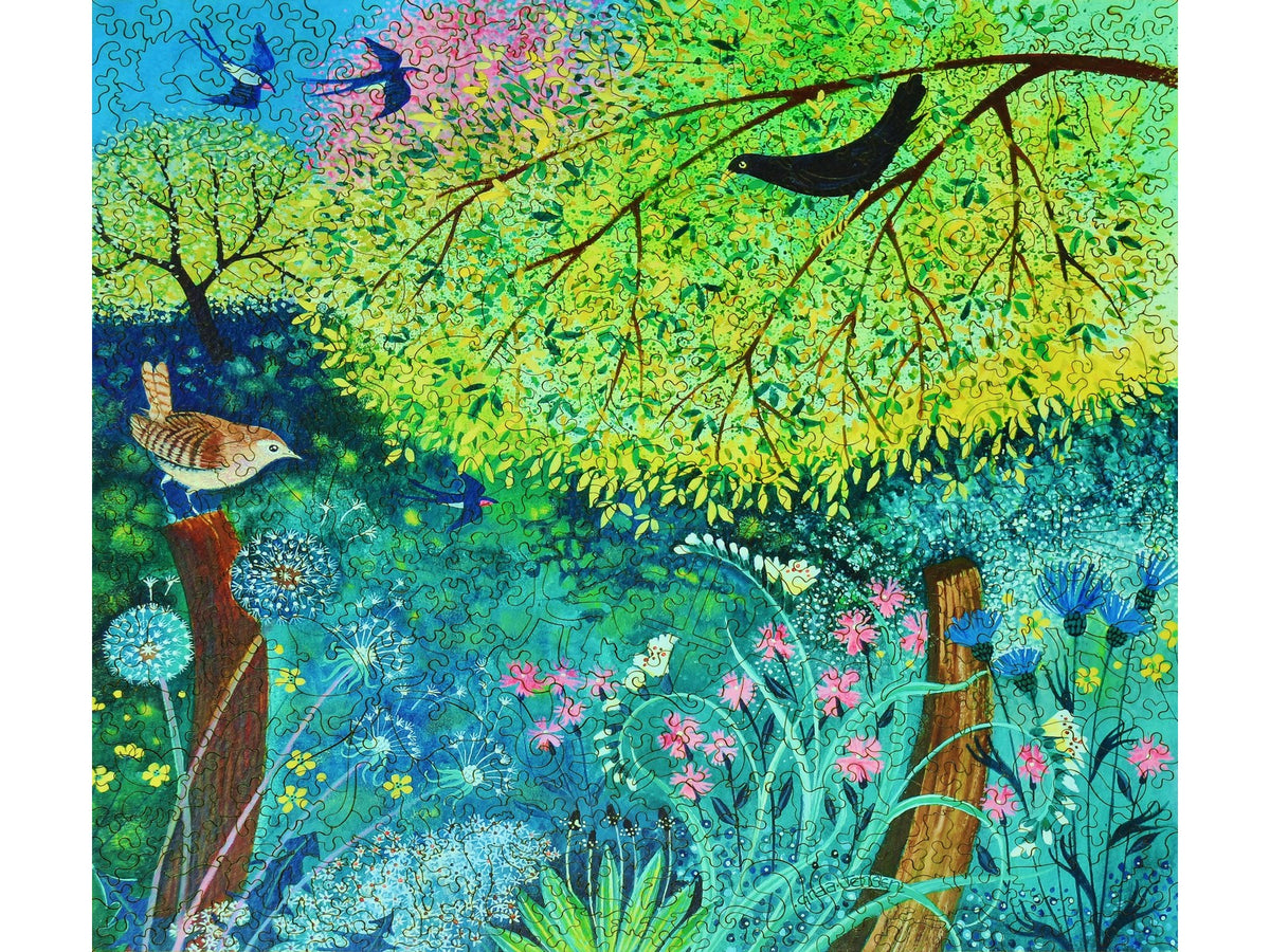 The front of the puzzle, Jenny's Garden.