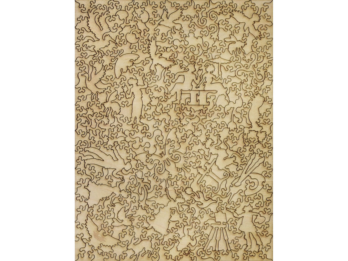 The back of the puzzle, La Terrasse.