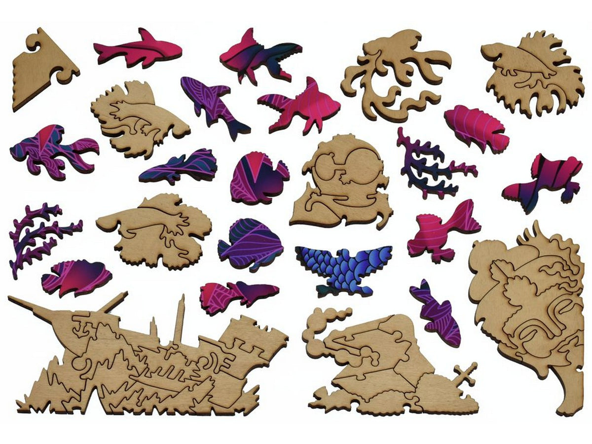 The whimsies that can be found in the puzzle, Let it Flow.