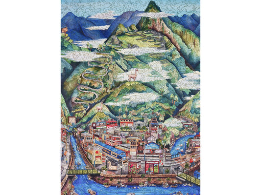The front of the puzzle, Machu Picchu.