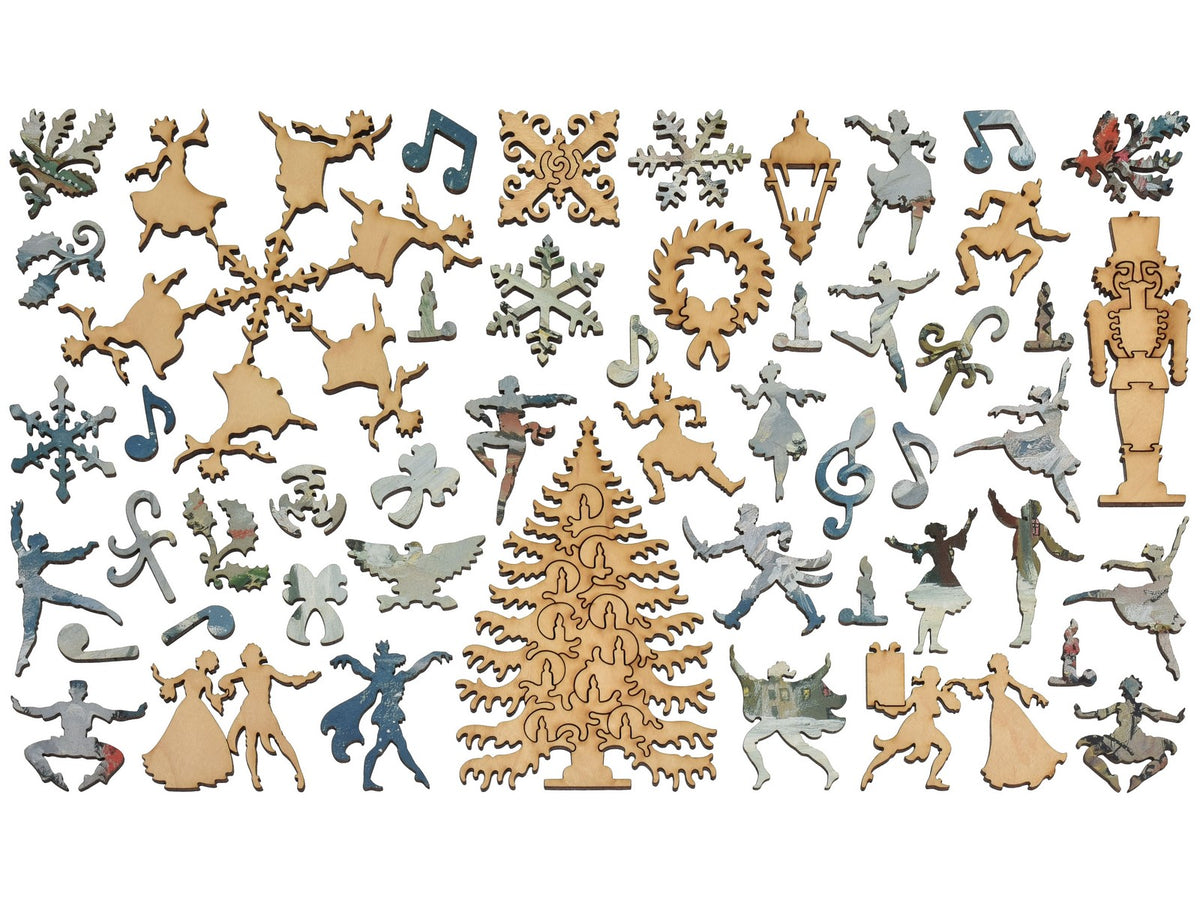 The whimsies that can be found in the puzzle, Tchaikovsky's Nutcracker Stage.