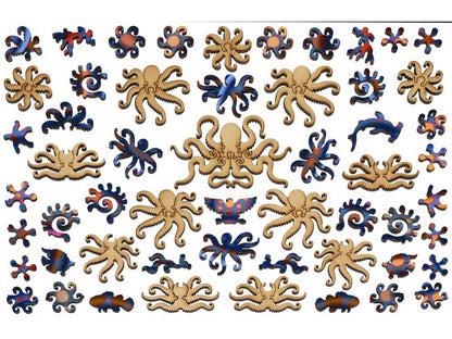 The whimsies that can be found in the puzzle, Octopus.