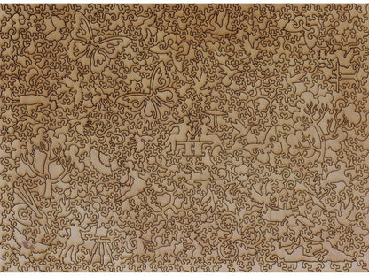 The back of the puzzle, Landscape: The Parc Monceau.