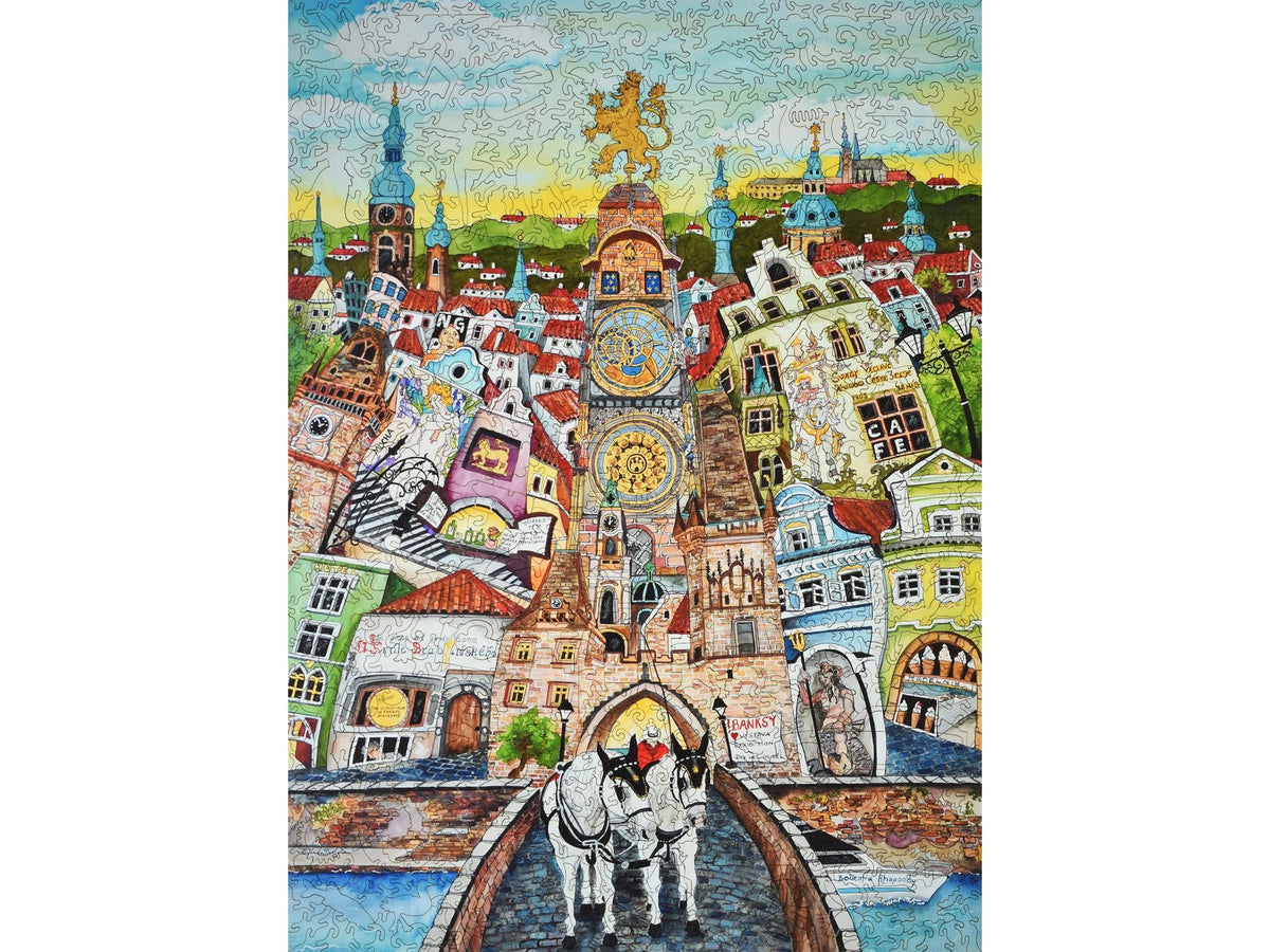 The front of the puzzle, Prague.