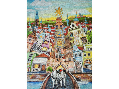 The front of the puzzle, Prague.
