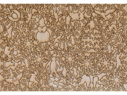 The back of the puzzle, A Present for Santa.