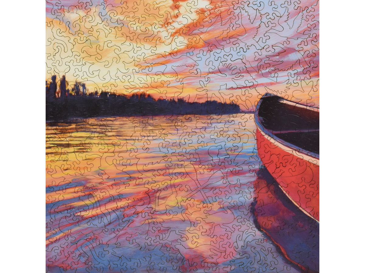 The front of the puzzle, Red Canoe.