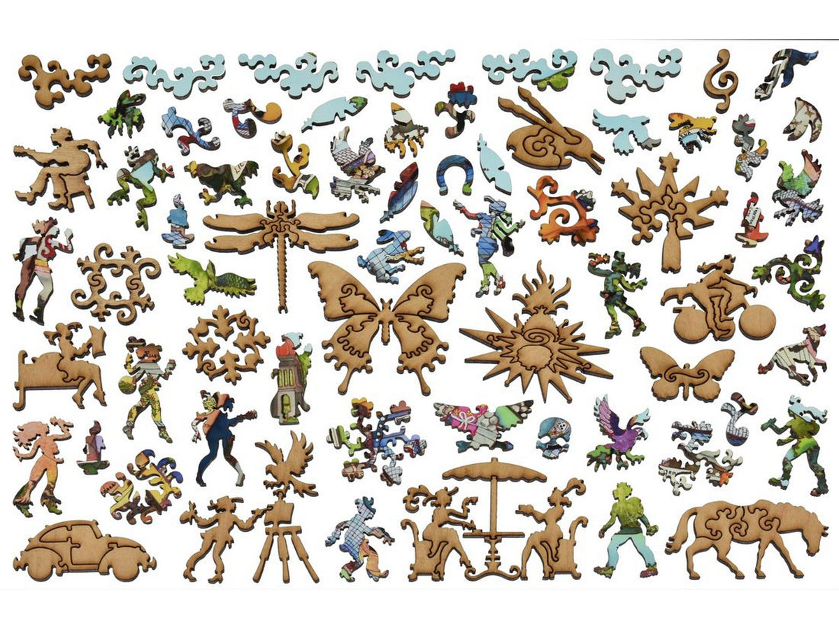 The whimsies that can be found in the puzzle, San Miguel de Allende.