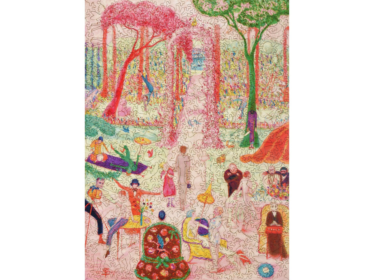 The front of the puzzle, Sunday Afternoon in the Country.