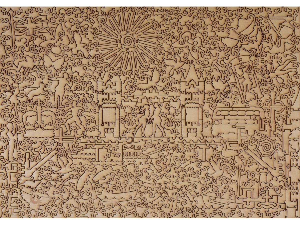 The back of the puzzle, Sunset: Pool of London.
