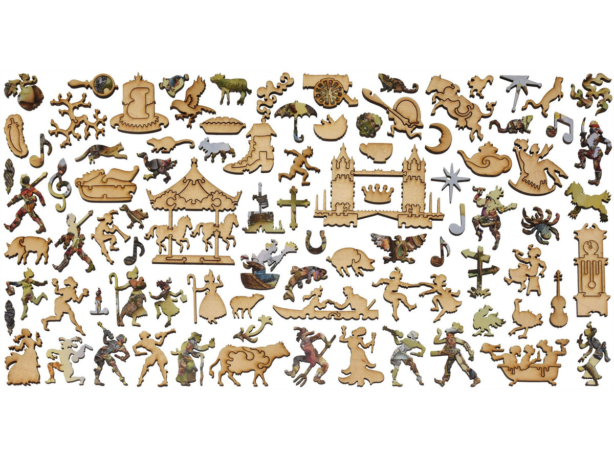 The whimsies that can be found in the puzzle, Valley of Rhyme.