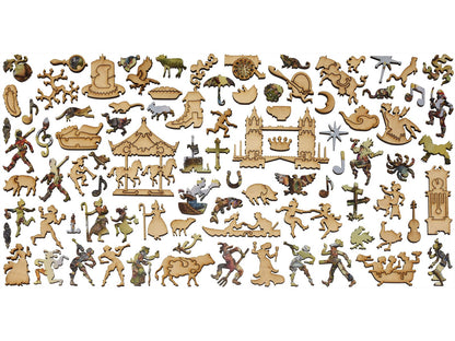 The whimsies that can be found in the puzzle, Valley of Rhyme.