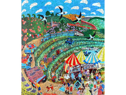 The front of the puzzle, The Wine Tour.