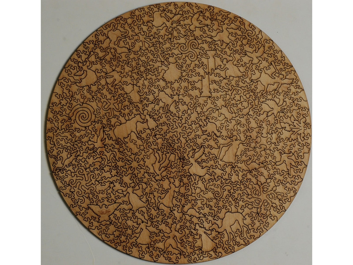 The back of the puzzle, Adoration of the Magi.