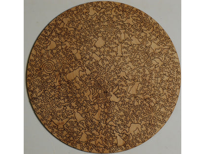 The back of the puzzle, Adoration of the Magi.