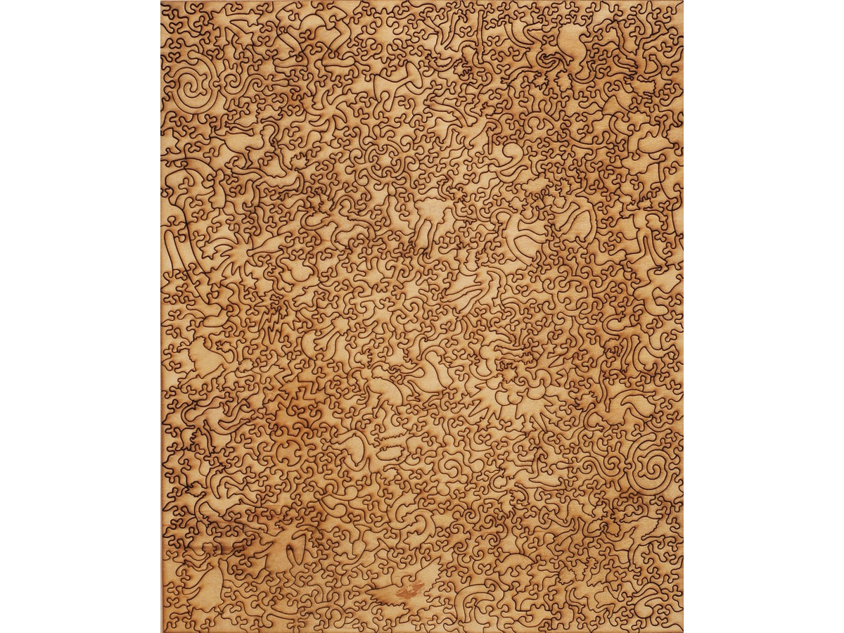 The back of the puzzle, Arabesque.