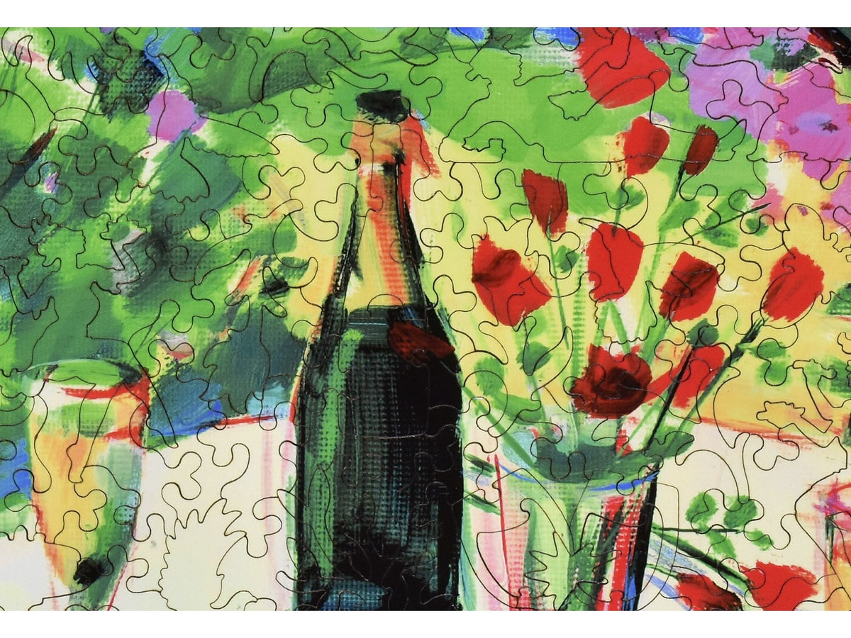 A closeup of the front of the puzzle, Celebration.
