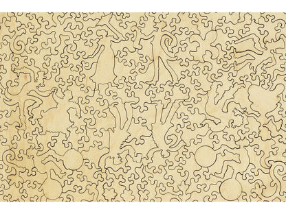 A second closeup of the back of the puzzle, Exposition Universelle de 1889.