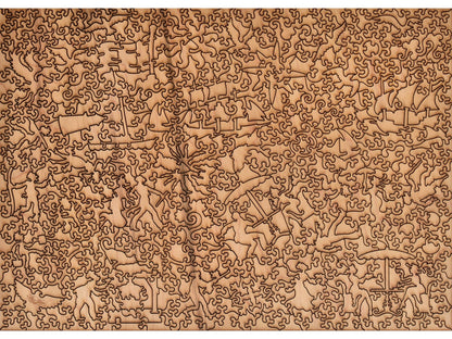 The back of the puzzle, Garden at St. Adresse.
