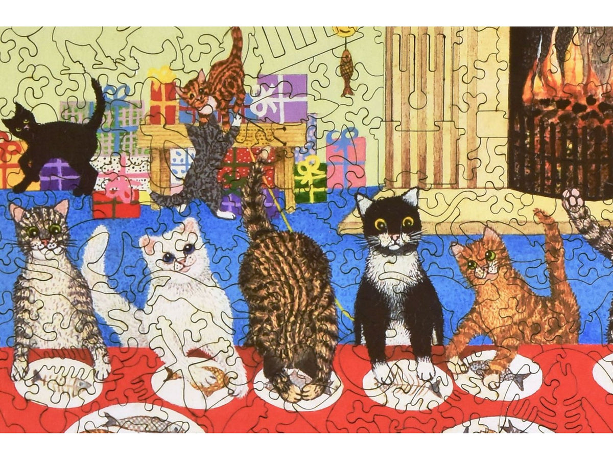 A closeup of the front of the puzzle, Getting Together.