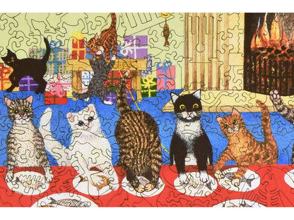 A closeup of the front of the puzzle, Getting Together.