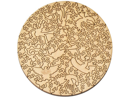 The back of the puzzle, Louisiana Heron.