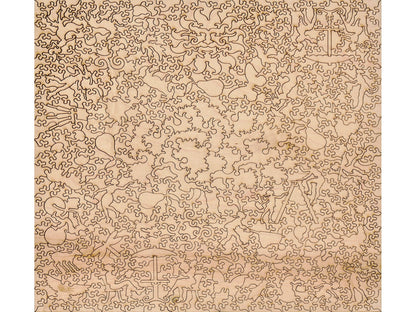 The back of the puzzle, Pear Tree.
