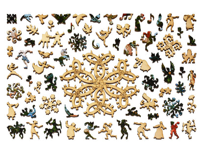 The whimsy pieces that can be found in the puzzle, Primavera.