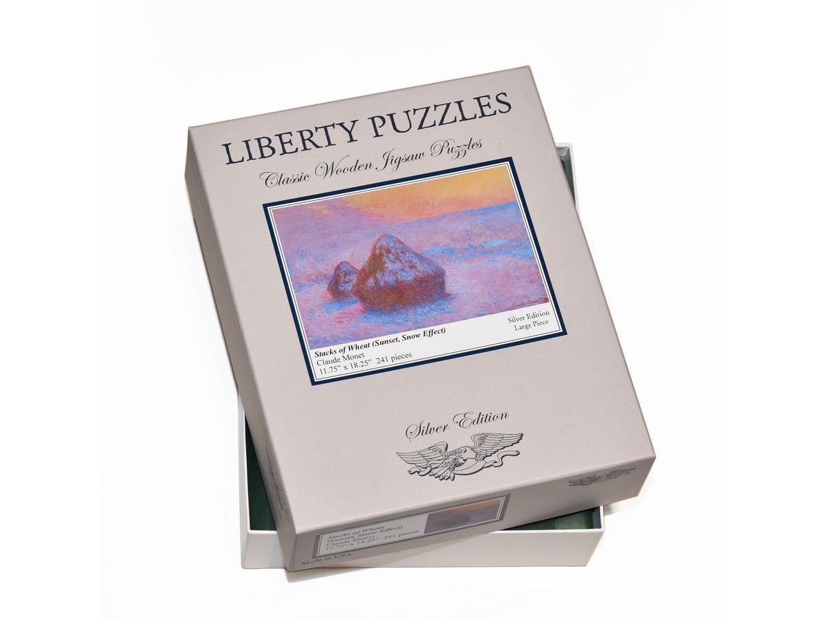 The box for the puzzle, Stacks of Wheat.