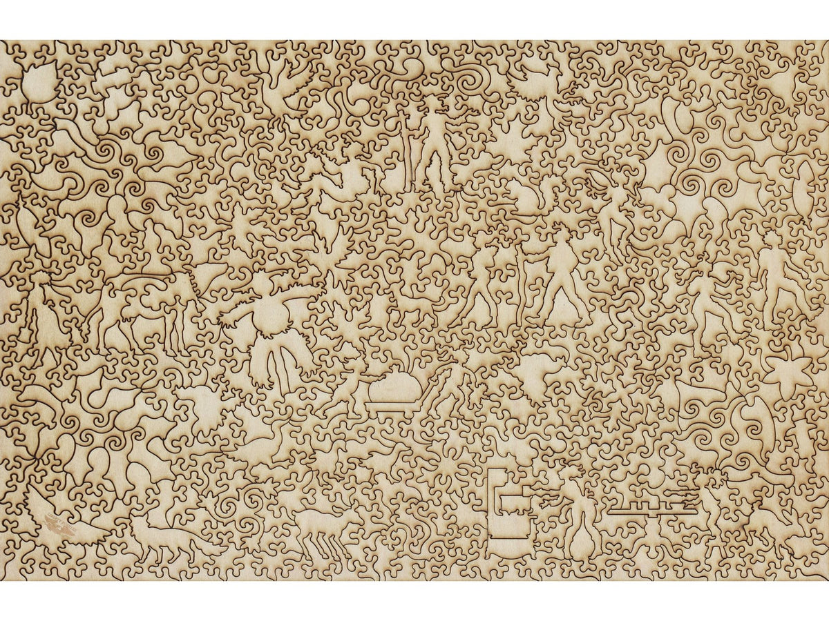 The back of the puzzle, The Weald of Kent.