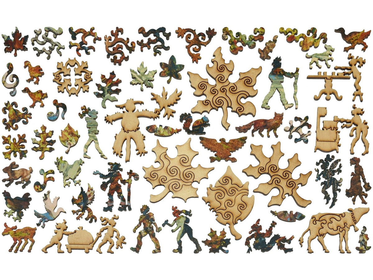 The whimsies that can be found in the puzzle, The Weald of Kent.