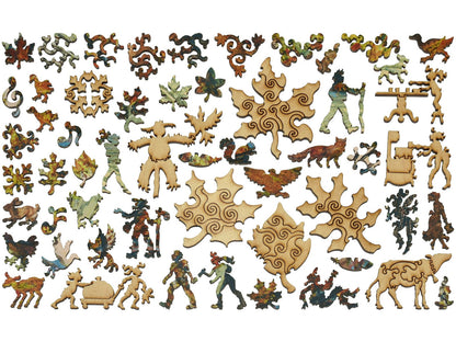 The whimsies that can be found in the puzzle, The Weald of Kent.