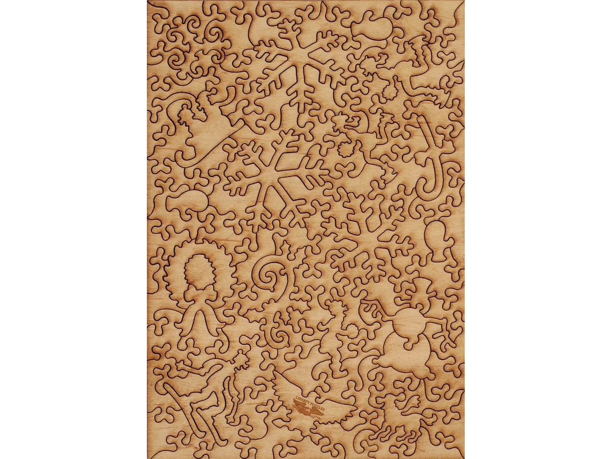 The back of the puzzle, Trentino Polar Bear.