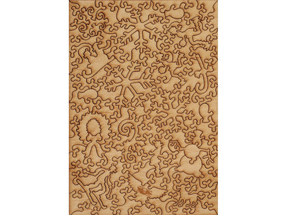 The back of the puzzle, Trentino Polar Bear.