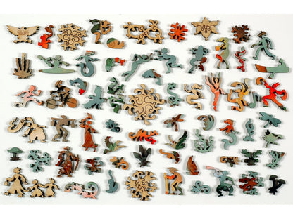 The whimsies that can be found in the puzzle, Two Koi.